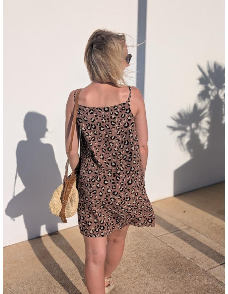 Mocha Viscose Poplin Fabric - My Dress Made