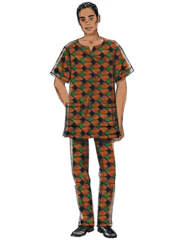 Coat, tunic, and pants pattern - Butterick 6534