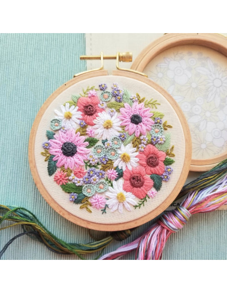 Embroidery Kit - Wildflower Sampler