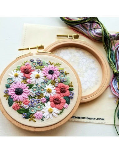 Embroidery Kit - Wildflower Sampler