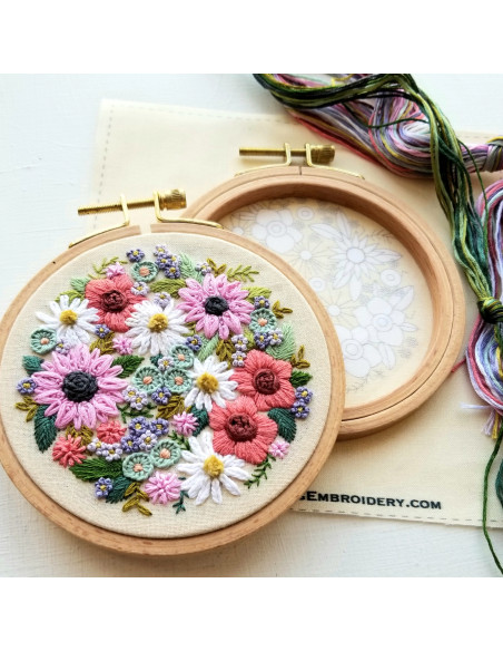 Embroidery Kit - Wildflower Sampler