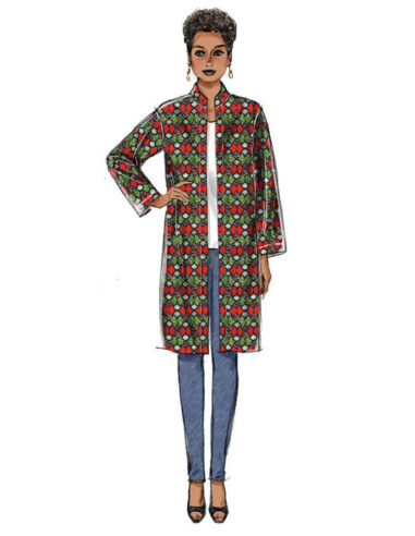 Coat, tunic, and pants pattern - Butterick 6534