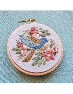 Embroidery Kit - Bluebird Sampler