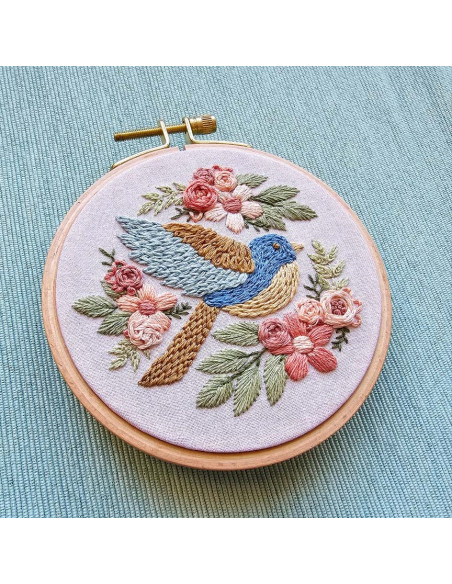 Embroidery Kit - Bluebird Sampler