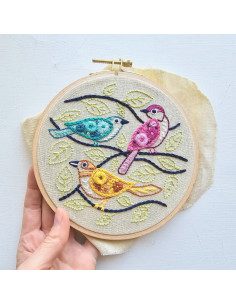 Embroidery Kit - Birds of a Feather