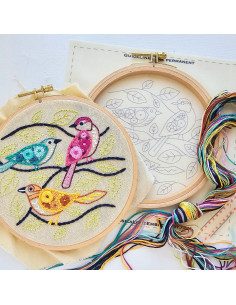 Embroidery Kit - Birds of a Feather 2