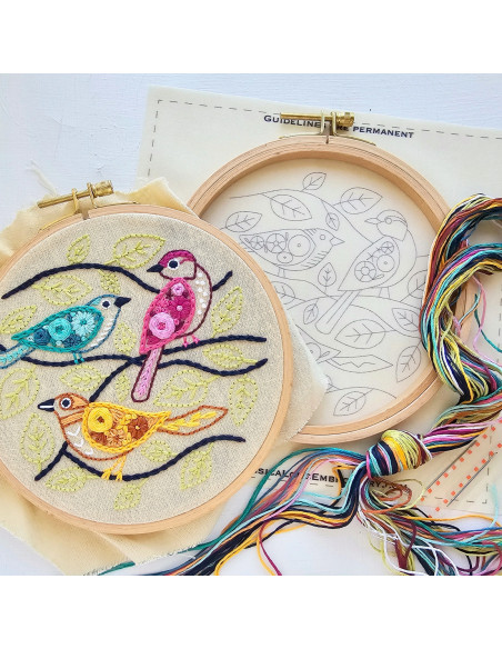 Embroidery kit - Birds of a Feather
