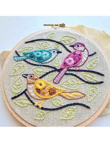 Embroidery kit - Birds of a Feather