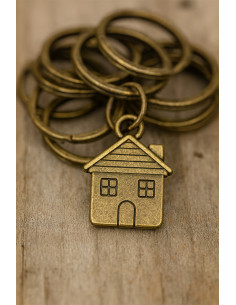 20 mm bronze keychain split rings 2