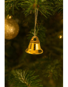 Set of 25 metal bells - Gold 2