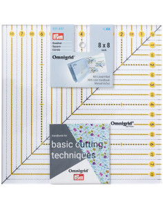 Omnigrid square patchwork ruler 8 x 8 inch