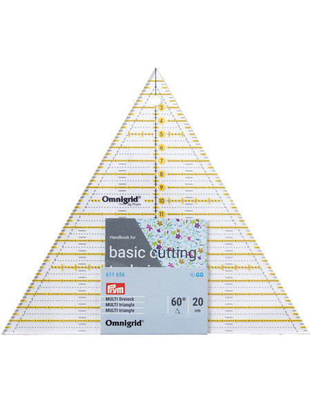 Omnigrid patchwork ruler 60° triangle 20 cm