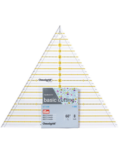 Omnigrid patchwork ruler 60° triangle 8 inch