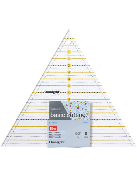 Omnigrid patchwork ruler 60° triangle 8 inch