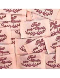 Set of 5 woven labels to sew Made by Grandma Rose