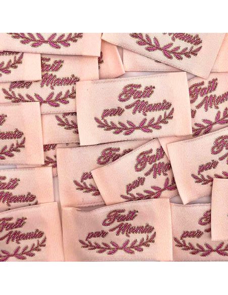 Set of 5 woven labels to sew Made by Grandma Rose