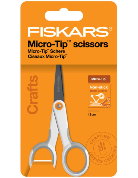 Fiskars non-stick Micro-tip scissors 13 cm