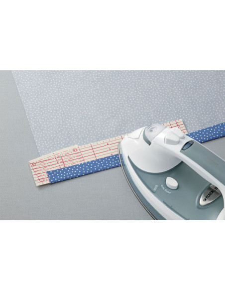 Long graduated iron-on hem