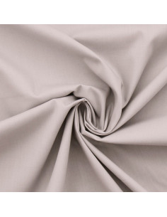 Silver gray cotton poplin fabric