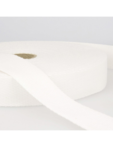 Cotton strap for bags - White