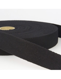 Cotton strap for bags - Black