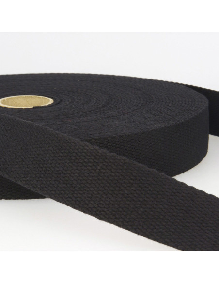 Cotton strap for bags - Black