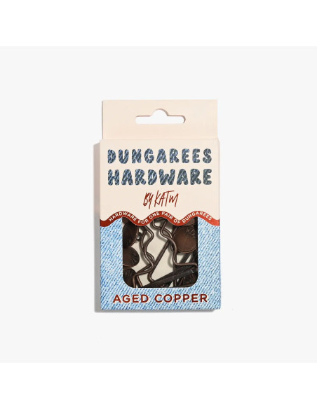 Hardware kit for overalls - Copper