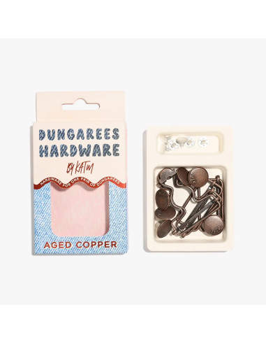 Hardware kit for overalls - Copper