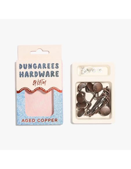 Hardware kit for overalls - Copper