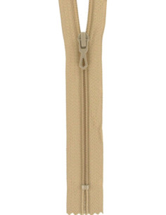 Nylon zipper - Antelope beige