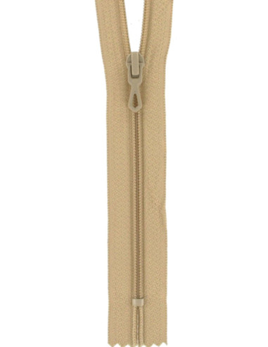 Nylon zipper - Antelope beige