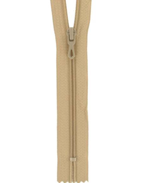 Nylon zipper - Antelope beige