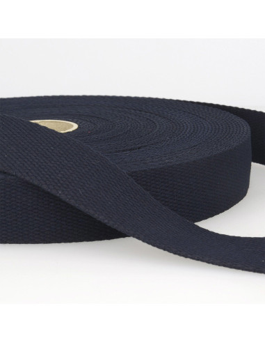Cotton strap for bags - Navy blue