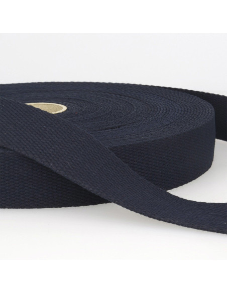 Cotton strap for bags - Navy blue