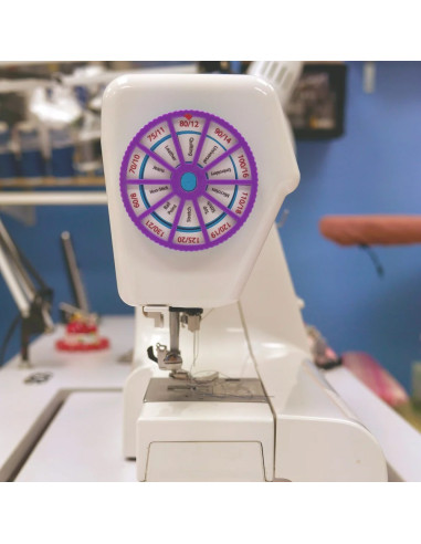 Memo disk for sewing machine needles
