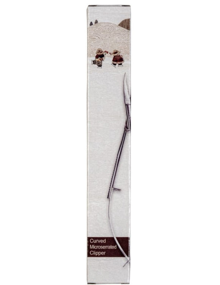 Apliquick curved tip micro-serrated tweezers scissors 12 cm