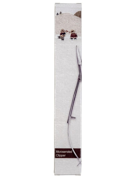 Apliquick 12 cm straight pointed micro-serrated tweezers scissors