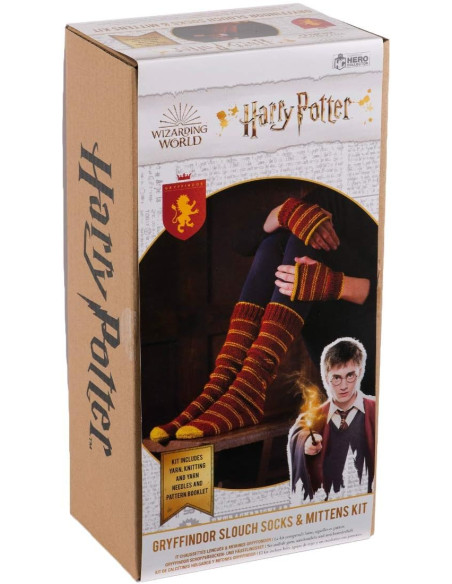 Harry Potter Knitting Kit – Gryffindor Socks and Mittens