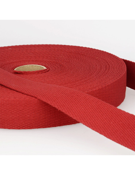 Cotton strap for bags - Bordeaux