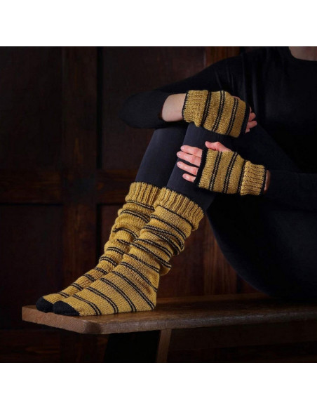 Harry Potter Knitting Kit – Hufflepuff Socks and Mittens
