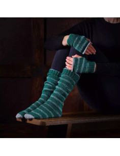 Harry Potter Knitting Kit – Slytherin Socks and Mittens