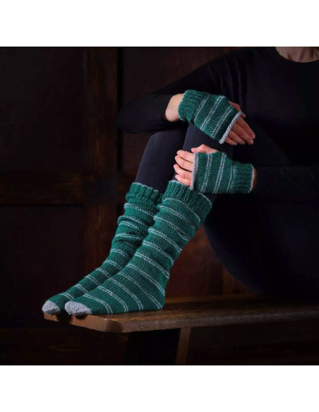 Harry Potter Knitting Kit – Slytherin Socks and Mittens