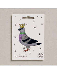 Iron-on patch - Royal Pigeon