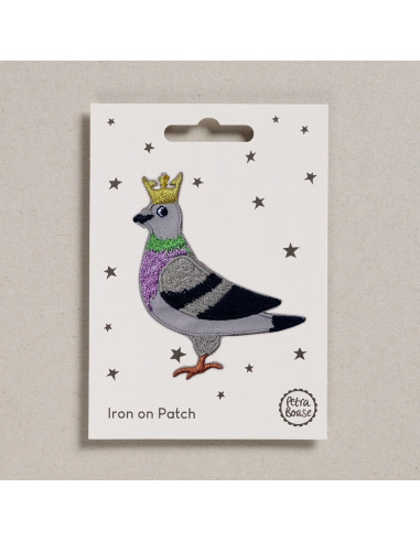Iron-on patch - Royal Pigeon