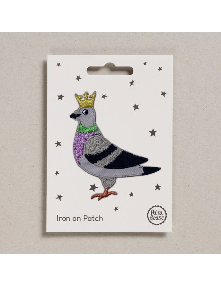 Iron-on patch - Royal Pigeon