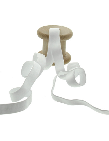 10 mm Bra Strap Elastic - White