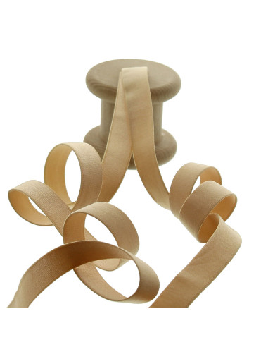 15 mm bra strap elastic - Nude