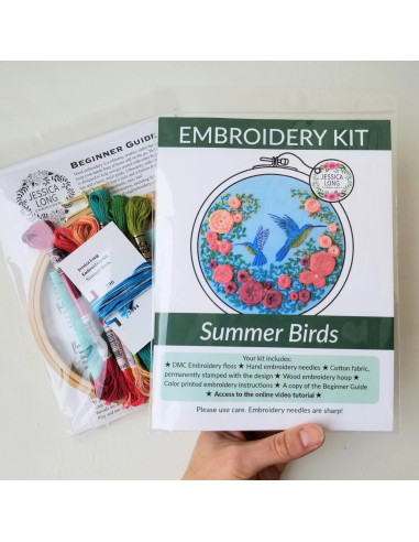 Embroidery Kit - Summer Birds