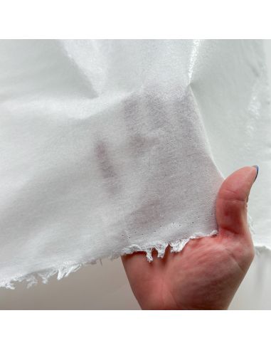 Double-sided fusible percale