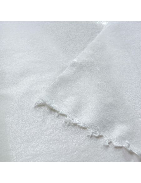 Double-sided fusible percale